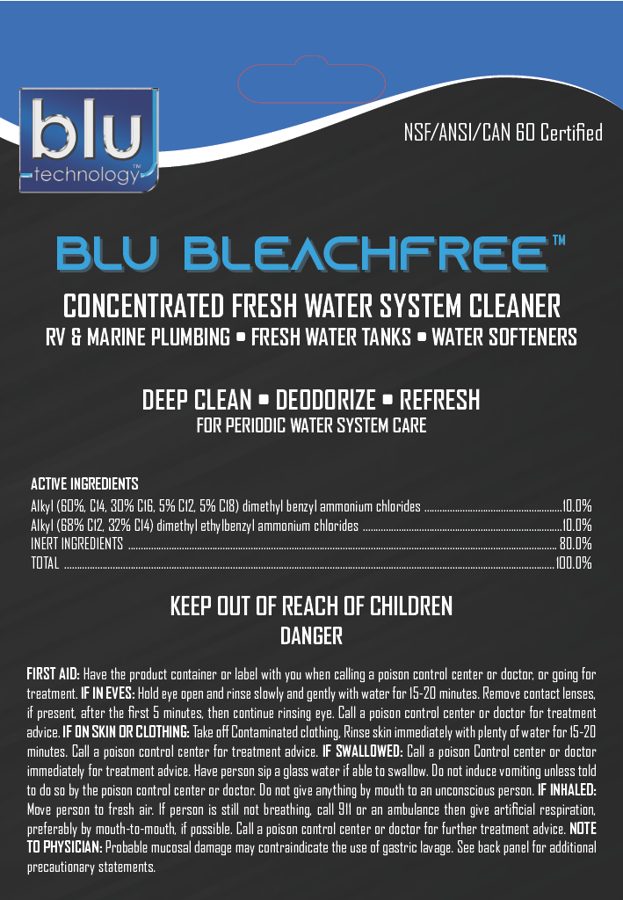BLU BLEACHFREE™  Fresh Water System Deep Cleaner