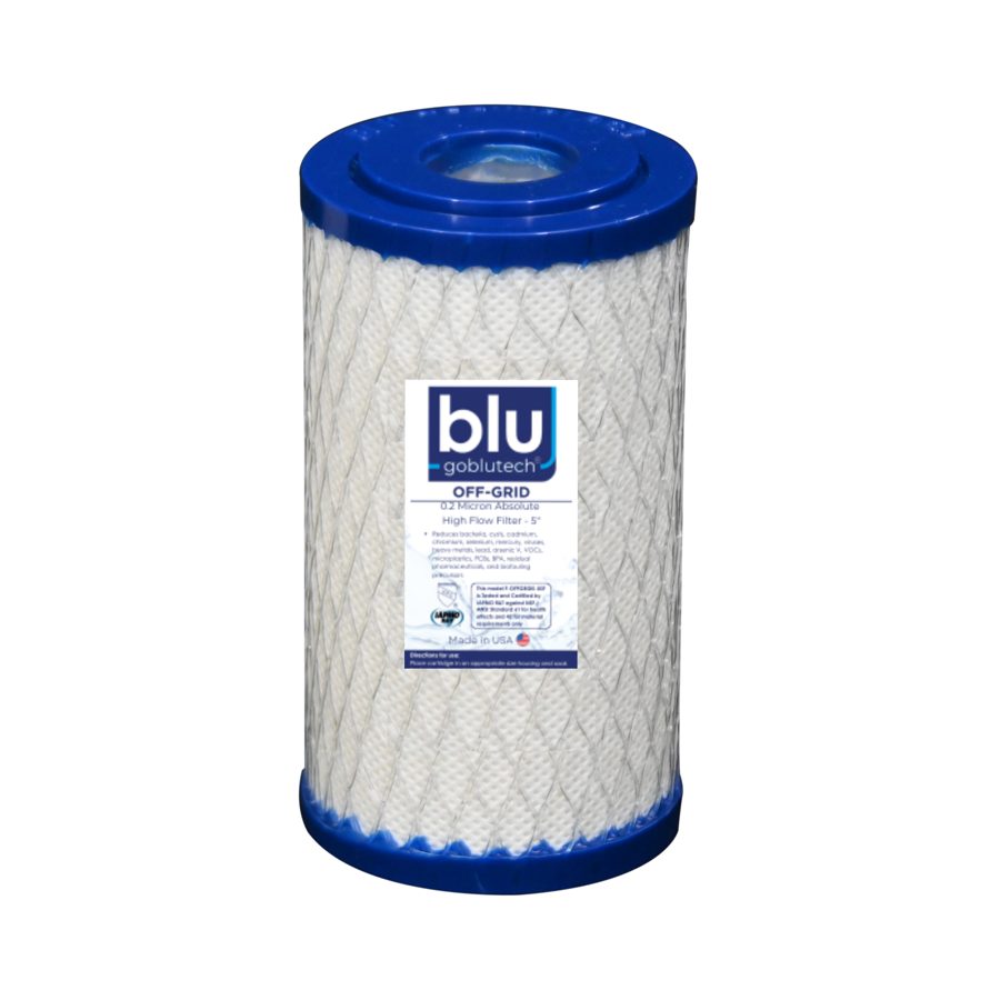 "OFF-GRID" UPGRADE Water Filter | 5-inch