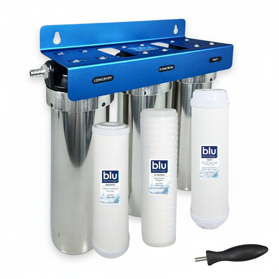 TRIO XLT | Fixed Mounted 3-Stage 10-Inch Water Filtration System