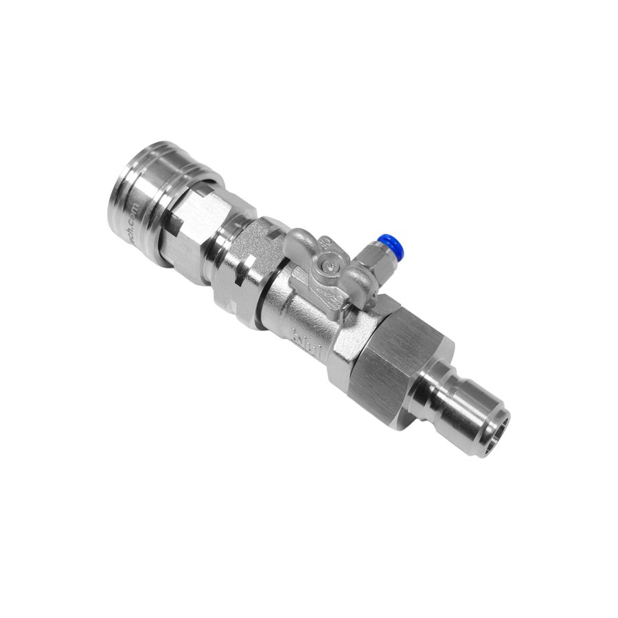 Shut-Off Valve with Pressure Relief